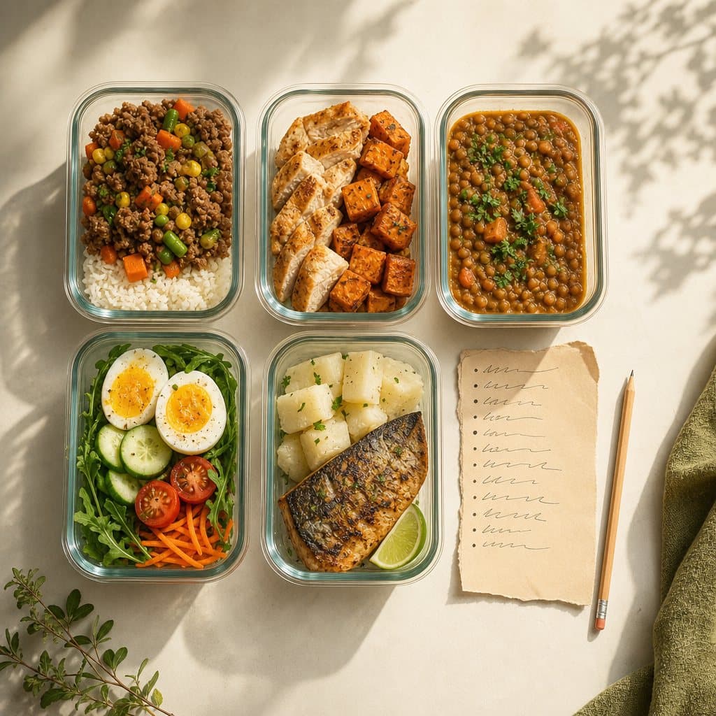 Una semana de comidas preparadas con alimentos paraguayos